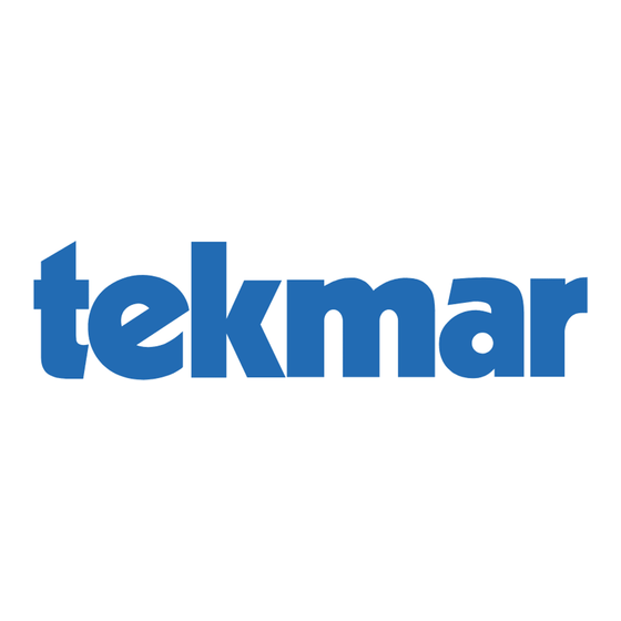 Tekmar tekmarNet 2 House Control 403 Guia De Inicio Rapido