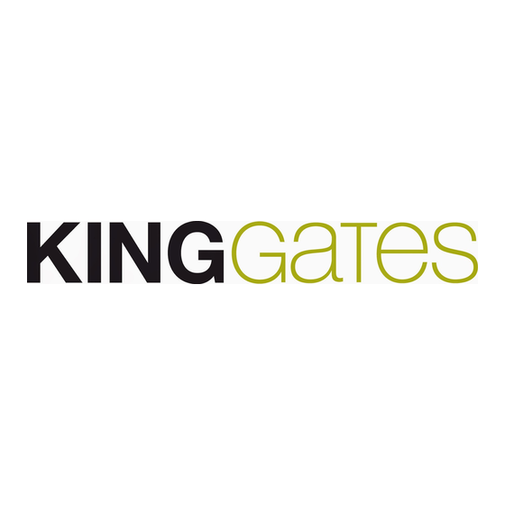 King gates OVO Instrucciones Y Advertencias Para La Instalación Y El Uso