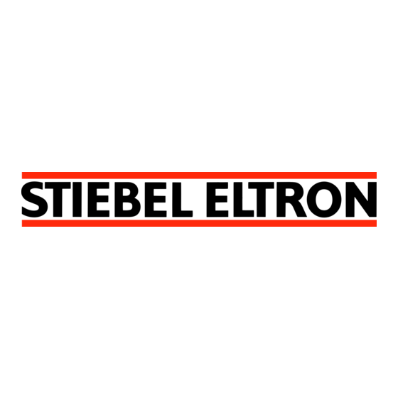 Stiebel Eltron WWK 300 C Instrucciones De Uso Y Montaje