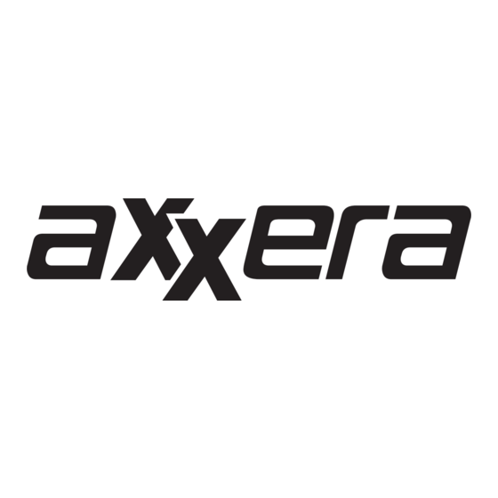 Axxera UltraMotion AXV3D Guia Rapido De Inicio