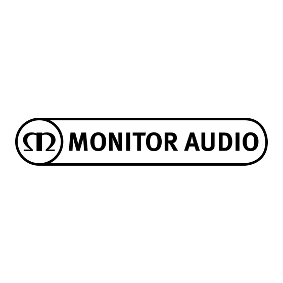 Monitor Audio MONITOR Serie Manual Del Usuario