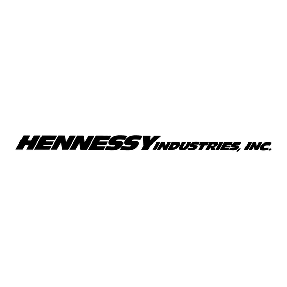 HENNESSY INDUSTRIES Coats 850 Instrucciones Para La Instalación