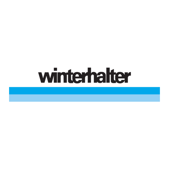 Winterhalter GS 630 Instrucciones De Funcionamiento