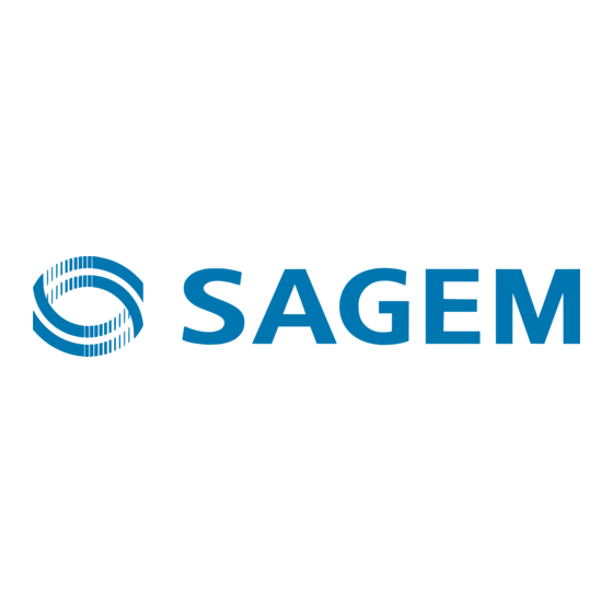 Sagem FAX ATA 101S Guide D’installation