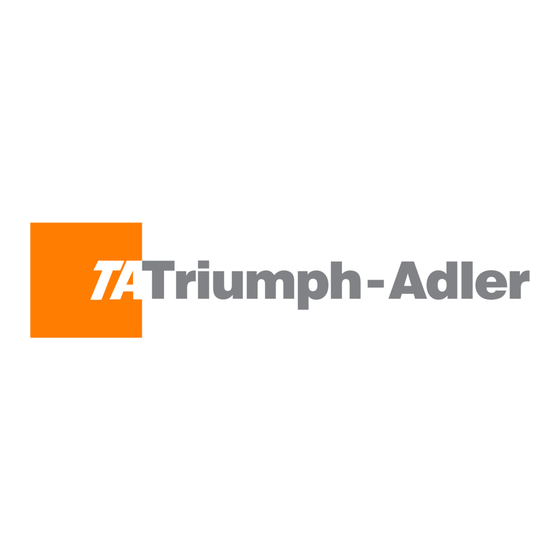 TA Triumph-Adler 256i Manual De Instrucciones