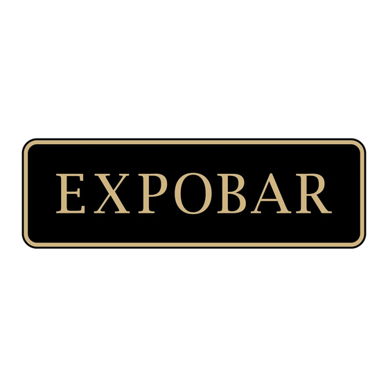 Expobar 600T Manual Del Usuario