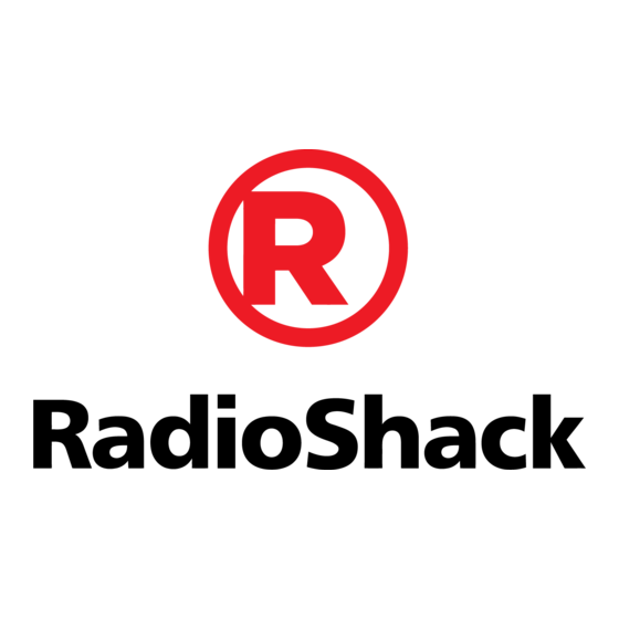 RadioShack 2770422 Guia Del Usuario