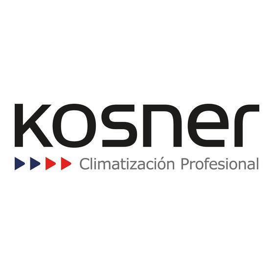 Kosner KSTI CF PLUS Serie Manual Del Usuario