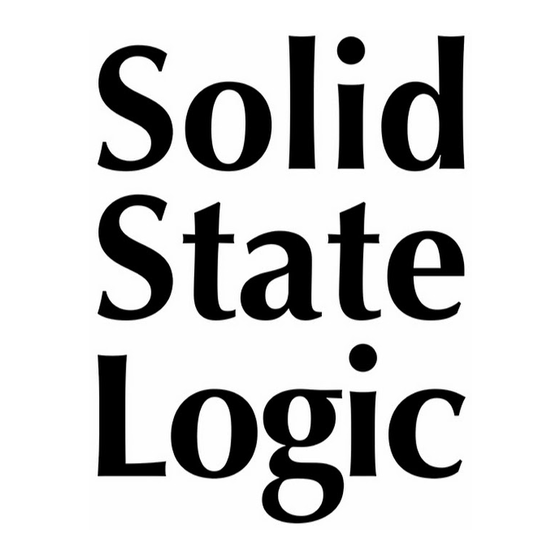 Solid State Logic Matrix Guia De Instalacion