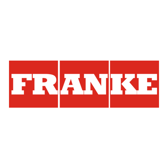 Franke CR 66 M /F Serie Manual De Instalación Y Servicio