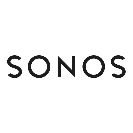 Sonos CR100 Guía De Configuración