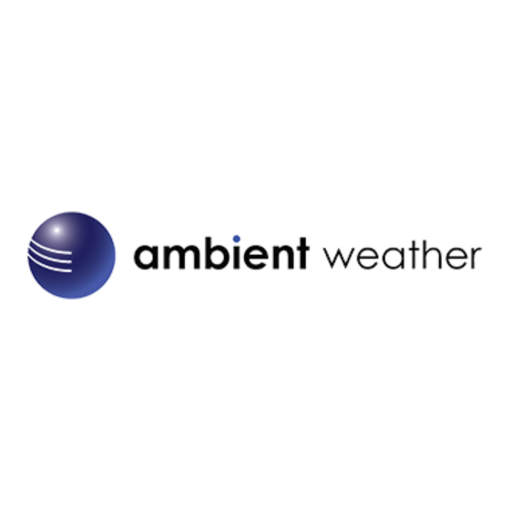 Ambient Weather WM-5 Manual