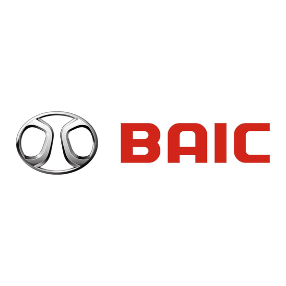 BAIC X55 2018 Manual Del Propietário