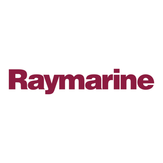 Raymarine a Serie Instrucciones De Instalación Y Manejo