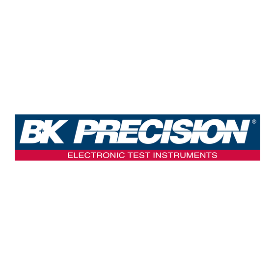 BK Precision 4011A Manual De Instrucciones