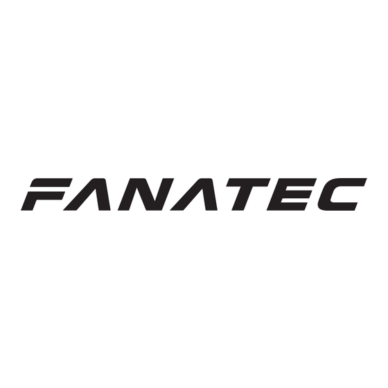 FANATEC ClubSport Steering Wheel RS Guía Rápida