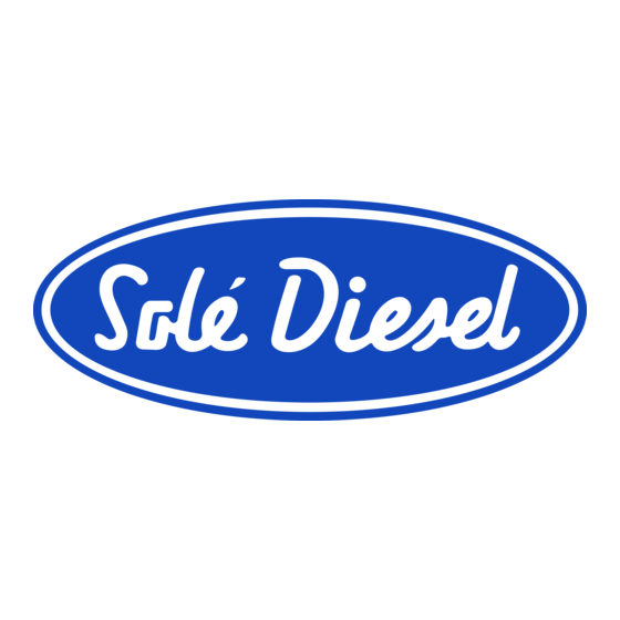 Sole Diesel SV - 140 Manual De Instrucciones