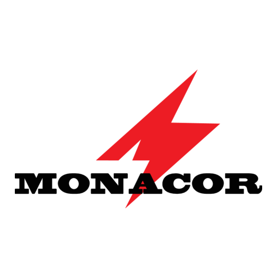 Monacor ATS-12HT Manual De Instrucciones