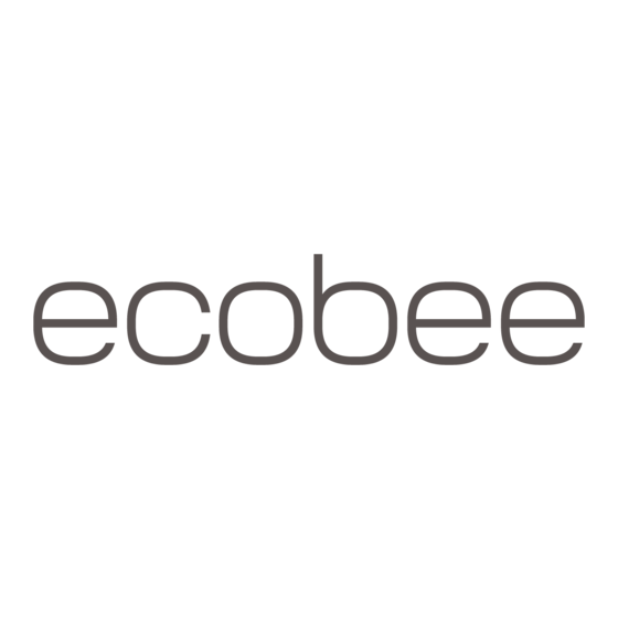 Ecobee 18 AWG Manual De Instalación