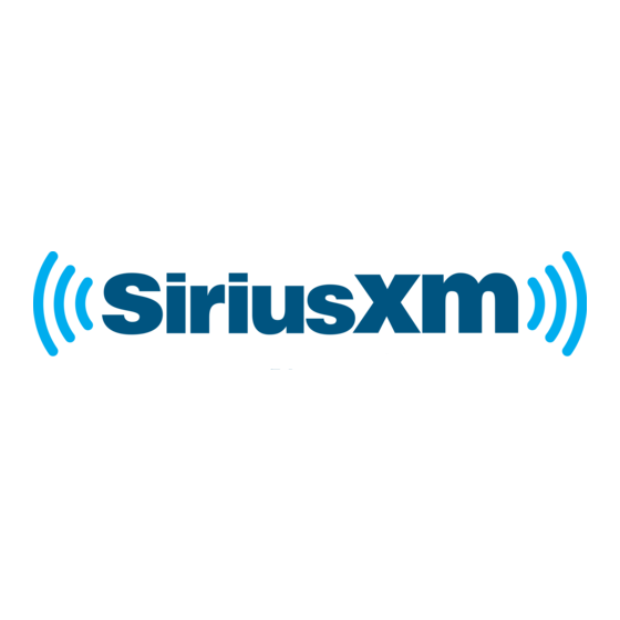 Sirius XM Radio Lynx LV1 Guía Rápida De Inicio