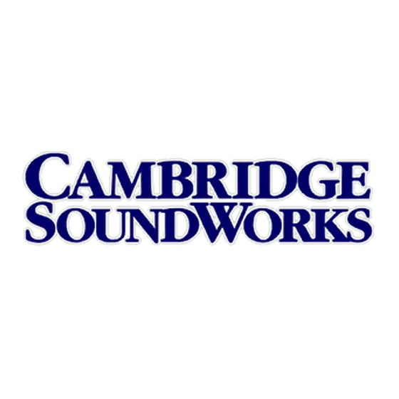 Cambridge SoundWorks DTT3500 Digital Guia Del Usuario