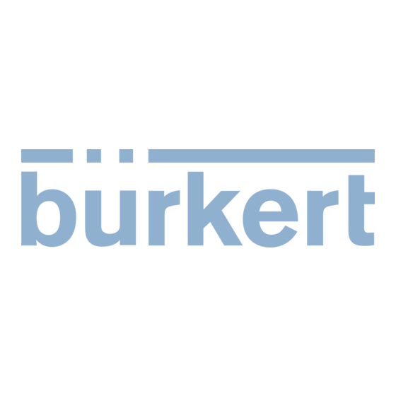Burkert 8020 Manual De Instrucciones