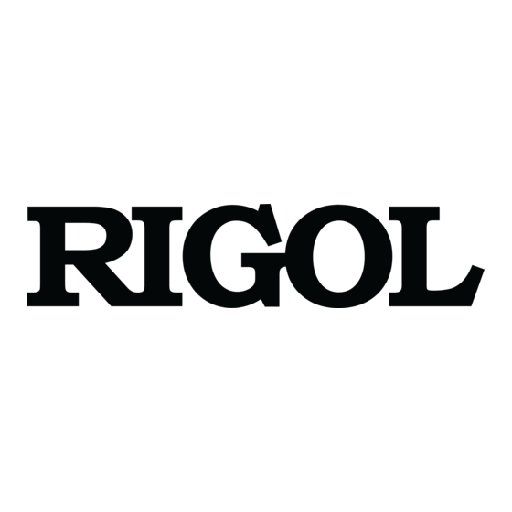 Rigol DG1000Z Serie Manual De Uso