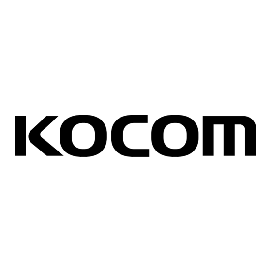 KOCOM KDL-3600 Serie Manual De Usuario