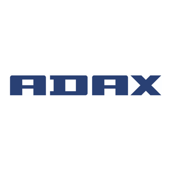 Adax WT2 Guía De Usuario