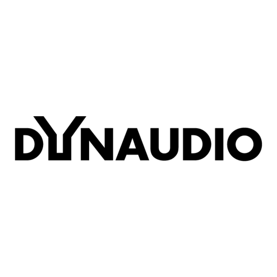 Dynaudio Xeo Serie Manual Del Usuario