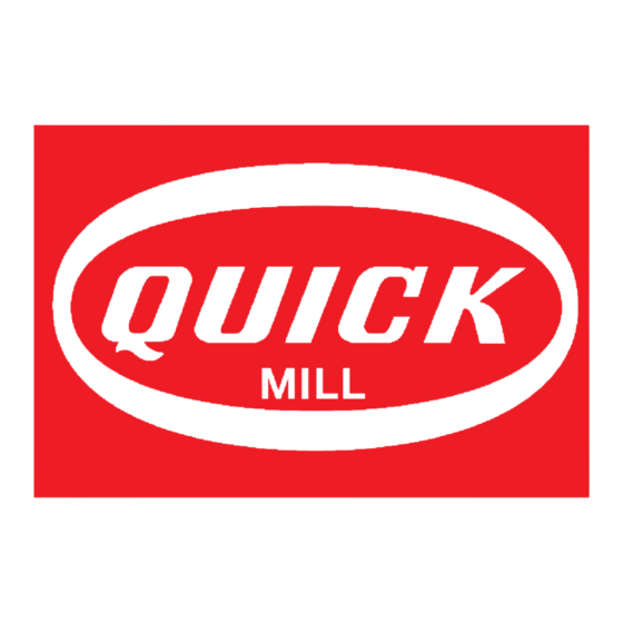 Quick MILL PICASSO 07000 Manual Del Usuario