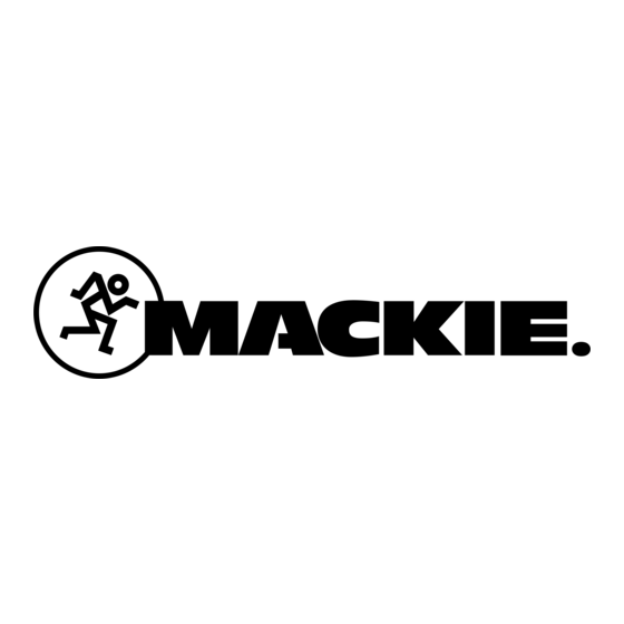 Mackie CR8S-XBT Guia De Inicio Rapido