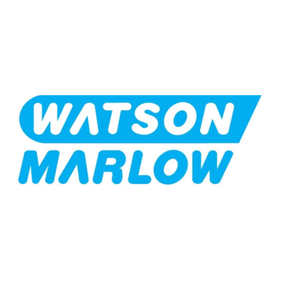 Watson-Marlow 323Dz Manual