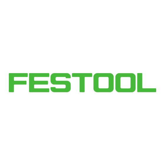 Festool CT 15 E HEPA Manual De Instrucciones Original