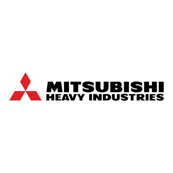 Mitsubishi Heavy Industries SRR25ZJ-S Manual Del Propietário