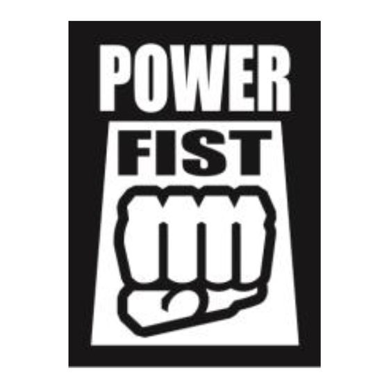 Power Fist PAS15T Instrucciones De Funcionamiento Y Manual Del Usuario