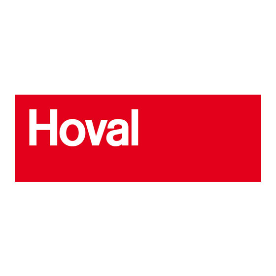 Hoval GFK-ALGT Serie Manual