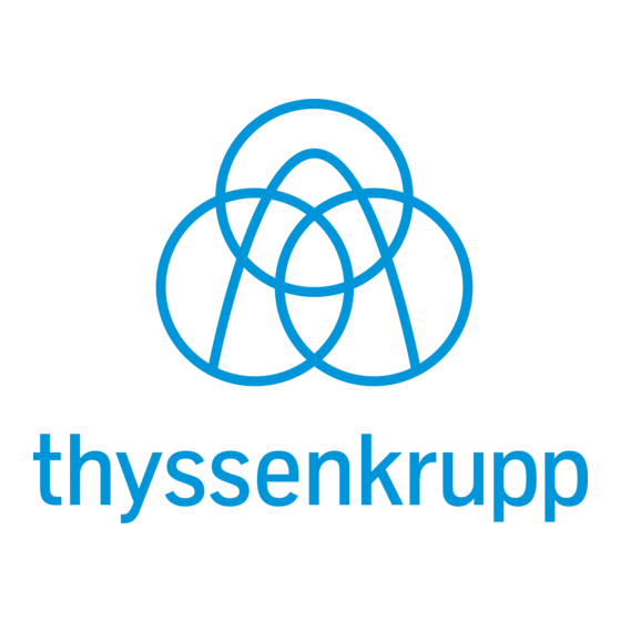 ThyssenKrupp Rothe Erde Manual Del Usuario