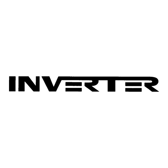 Inverter DS-9UIBG Manual Del Usuario