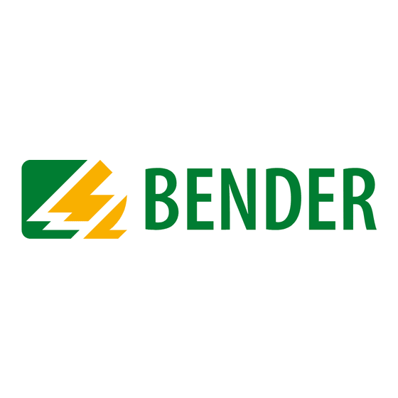 Bender ISOSCAN EDS460-DG Manual De Instrucciones