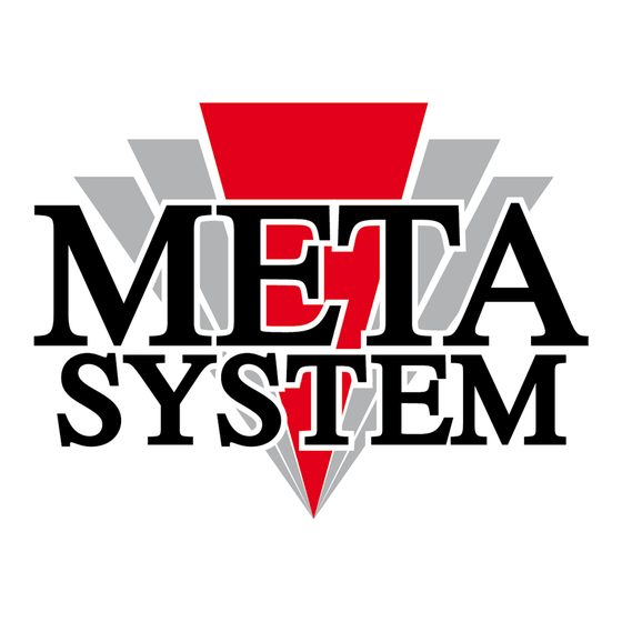 Meta System 50926305 Manual Para El Usuario