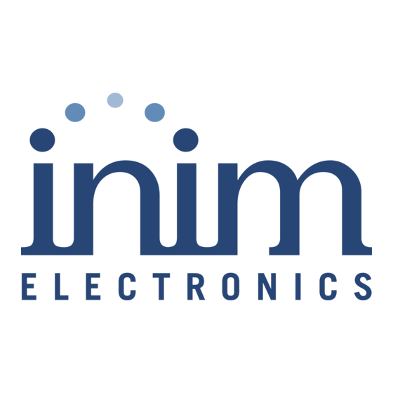 INIM Electronics SmartLine 0051-CPD-0224 Manual De Usuario