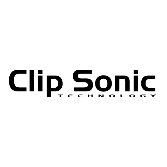 Clip Sonic TEC585 Manual De Instrucciones