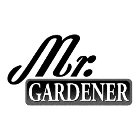 Mr. GARDENER GP 4600 VFI Traducción Del Manual Original