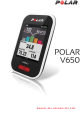 Polar V650 Manual Del Usuario