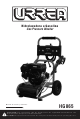 Urrea HG865 Manual De Usuario Y Garantía