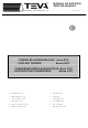 TEVA RVC Serie Manual De Servicio