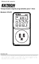 Extech Instruments 375475 Manual Del Usuario