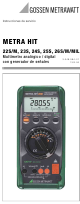Gossen MetraWatt METRA HIT 22S/M Instrucciones De Servicio