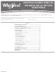 Whirlpool YWFE521S0HW Instrucciones Para El Usuario